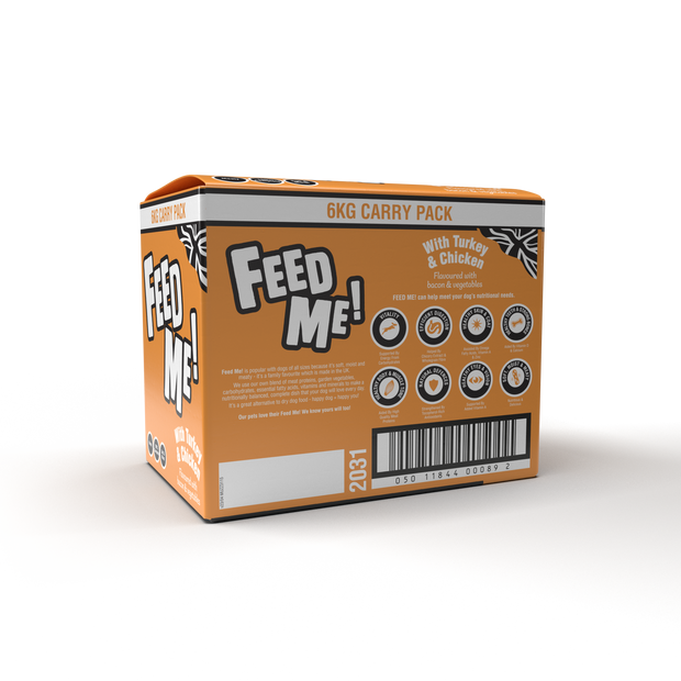 FEED ME with Turkey and Chicken flavoured with Bacon and Veg