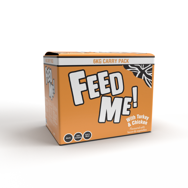 FEED ME with Turkey and Chicken flavoured with Bacon and Veg