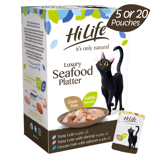 HiLife Adult Cat Seafood Recipes in Jelly