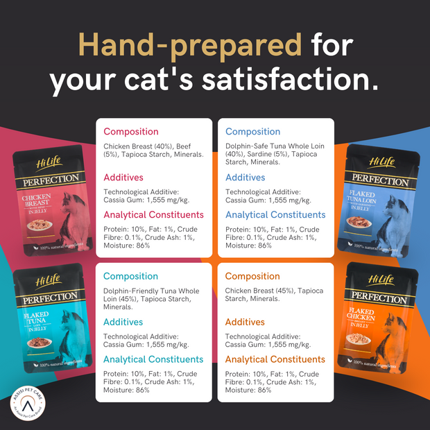 HiLife PERFECTION Mixed Multipack Chicken Choices & Seafood Selection Pouch Multipacks