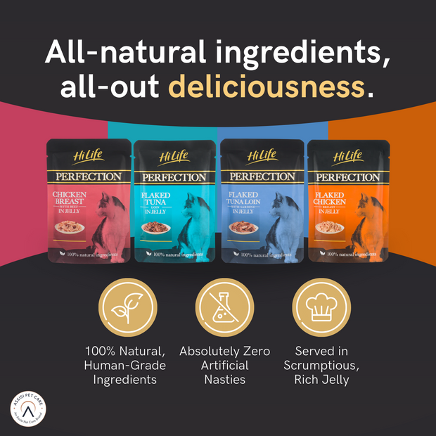 HiLife PERFECTION Mixed Multipack Chicken Choices & Seafood Selection Pouch Multipacks