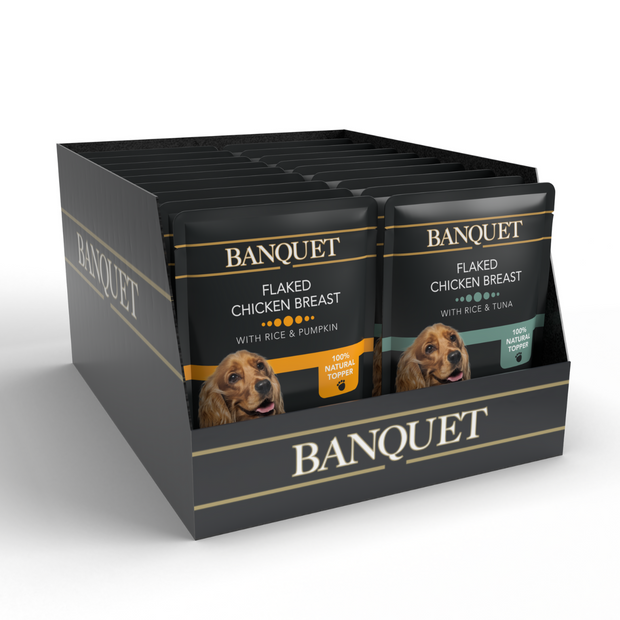 BANQUET Mixed Case Chicken with Rice & Tuna or Pumpkin