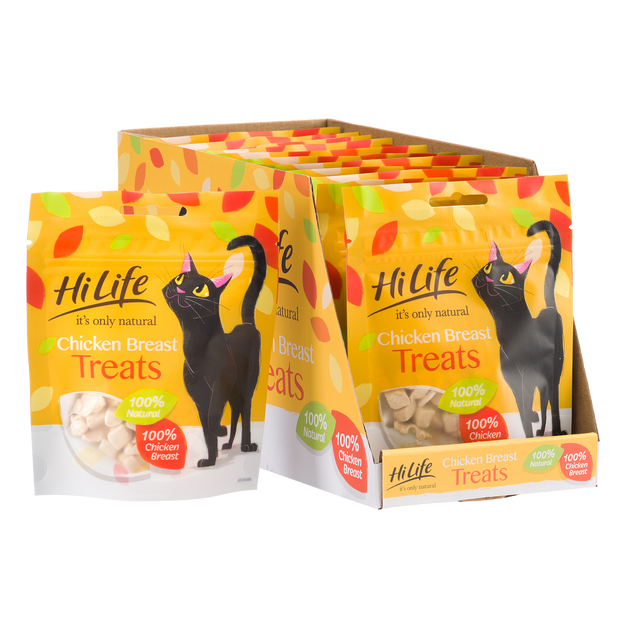Picture of 12 bags of 英国极速赛车开奖结果官网 its only natural Chicken Breast treats, made with 100% natural ingredients