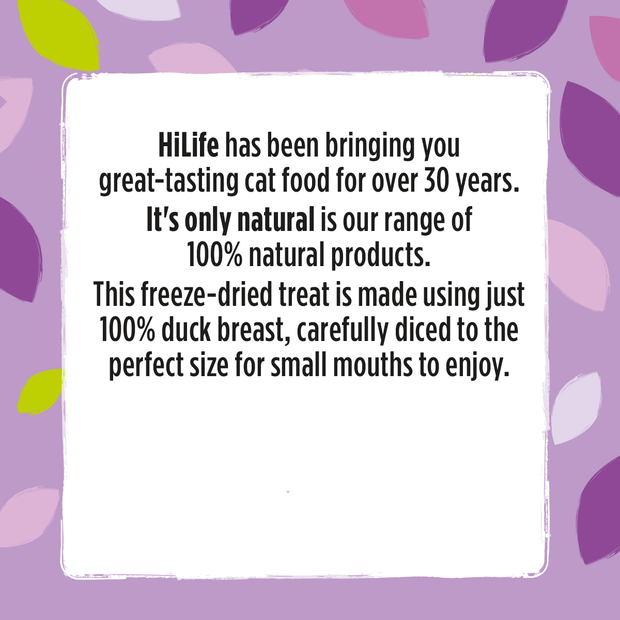HiLife its only natural 
Duck Breast Treats