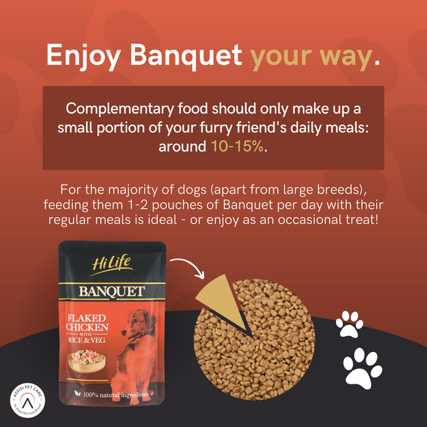 BANQUET - Mixed Multipacks - 6 x 100g pouch. Classic Collection (x3) / Supreme Selection (x3)