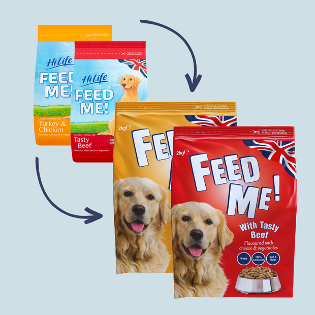 FEED ME with Turkey and Chicken flavoured with Bacon and Veg